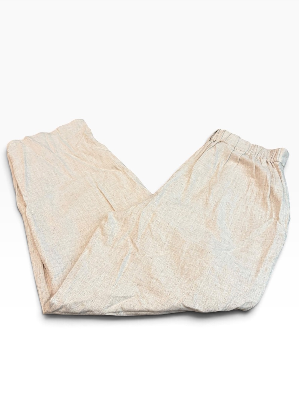 AND NOW THIS linen blend cargo pants